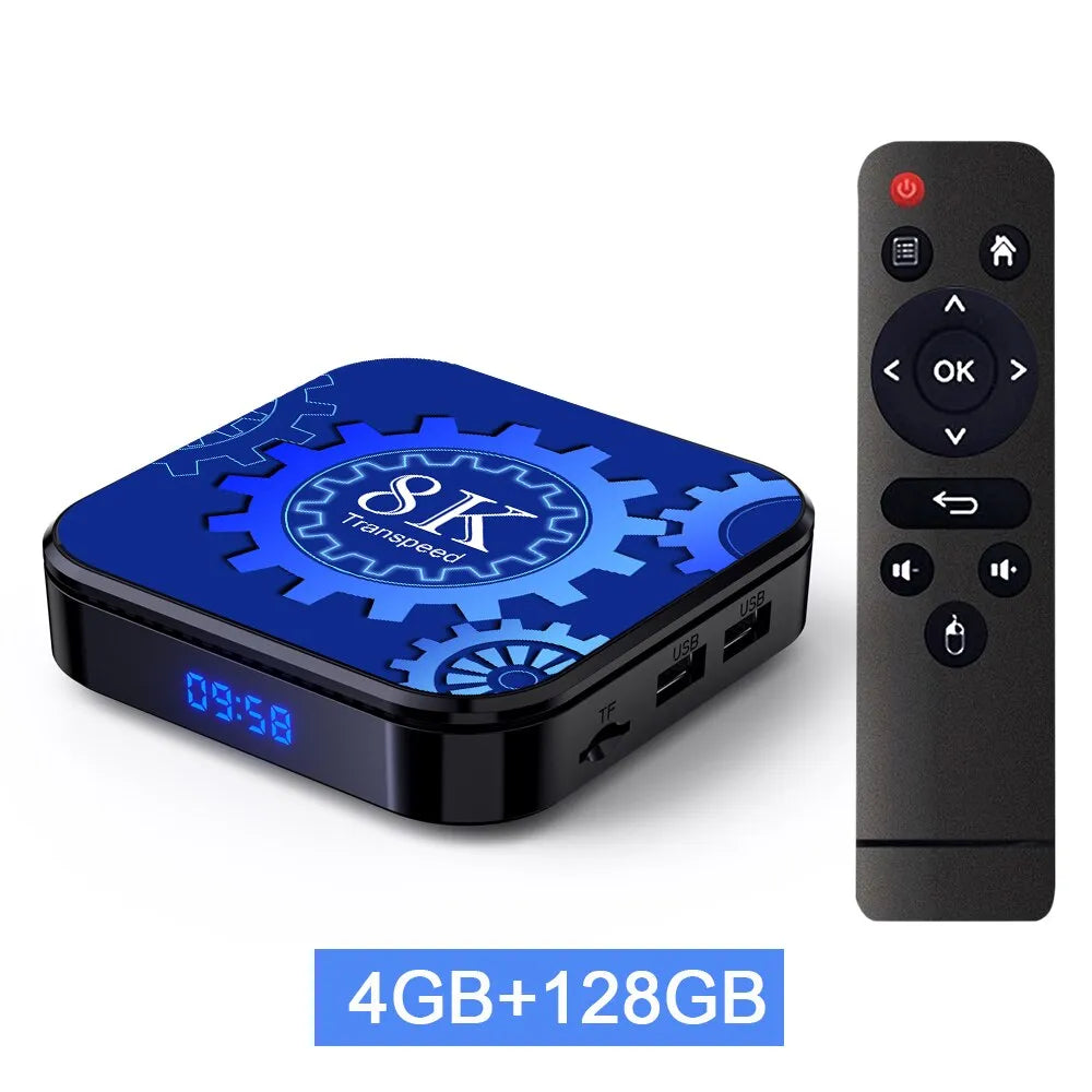 Transpeed 8k Tv Box: Android 13, Hdr10+, Wifi5 - Ultra Hd &3d 