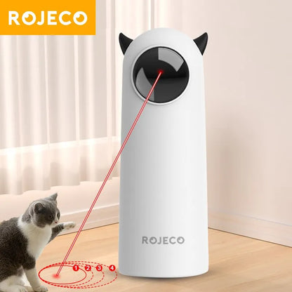 Jouet interactif automatique pour chats ROJECO avec laser LED