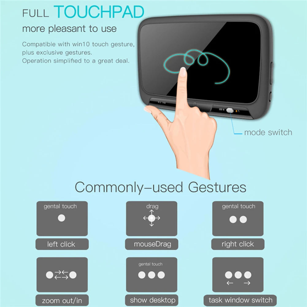 Clavier Tactile Sans Fil H18