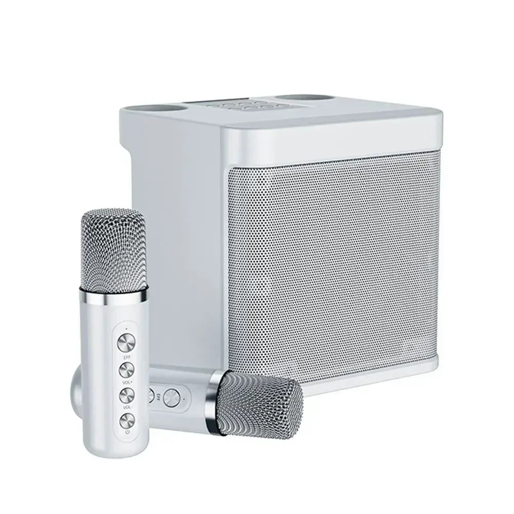 Ensemble audio KTV familial, haut-parleurs Bluetooth multifonctions sans fil, microphone pour touristes, machine à chanter portable, tout-en-un, fête