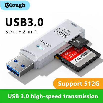 Lecteur de Carte USB 3.0 Haute Vitesse - Elough