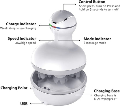 Massageur Électrique Cuir Chevelu