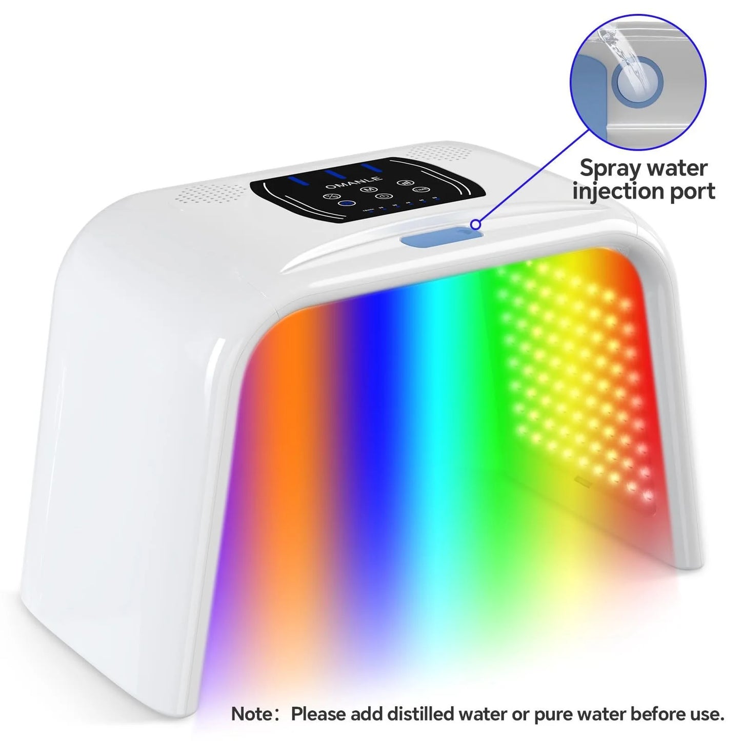 Spectromètre de Rejuvenation LED