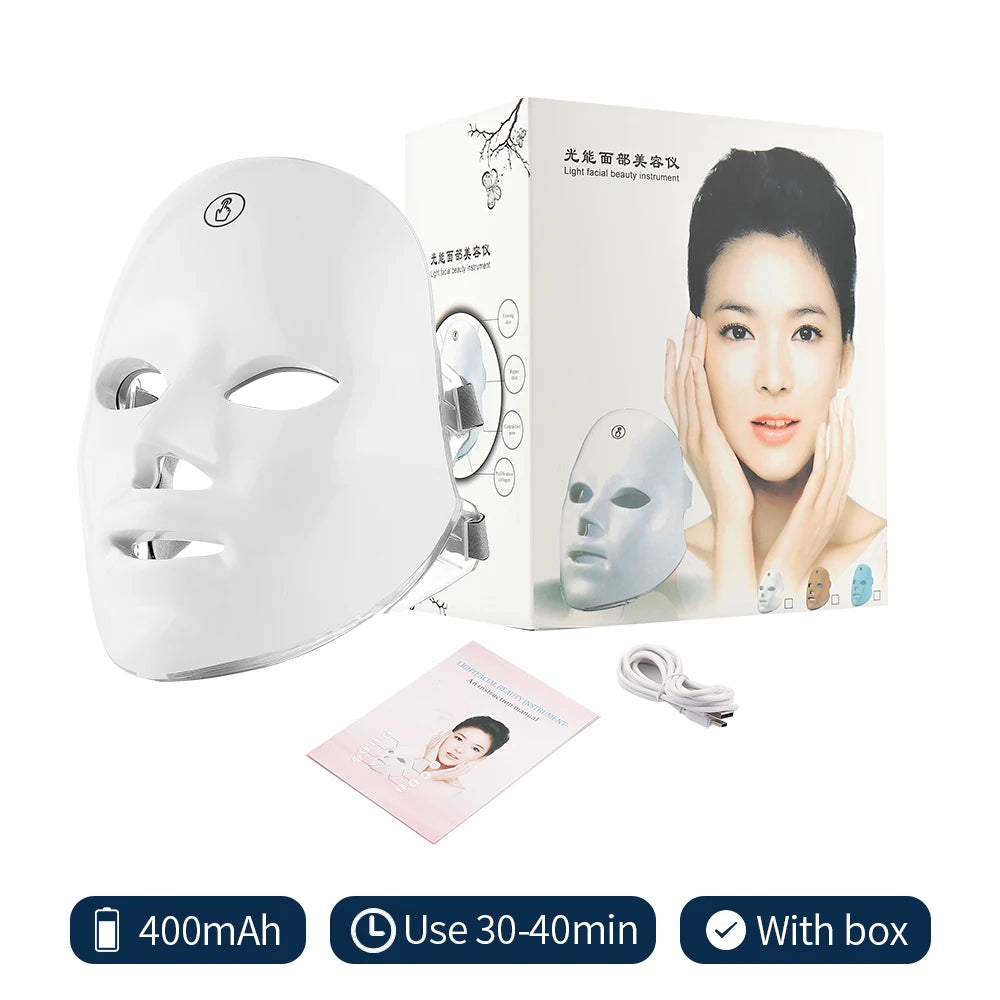 Masque LED Thérapie Lumière